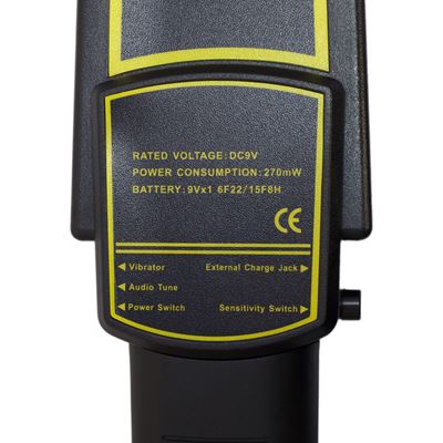 Metal detector HHSC manuale NERO UZI UZI-HHSC-1 2