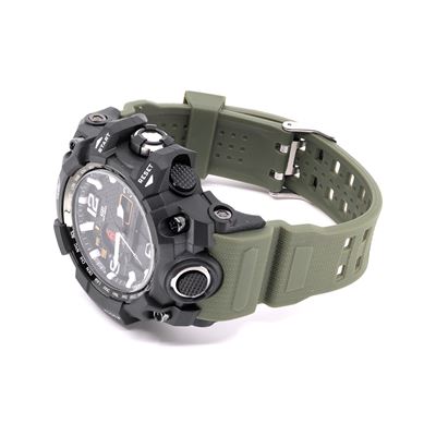 Orologio SHOCK con cinturino in gomma VERDE UZI UZI-W-1545-G 2