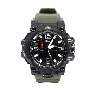 Orologio SHOCK con cinturino in gomma VERDE