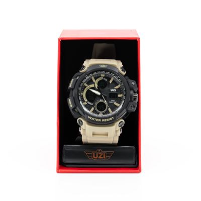 Orologio SHOCK con cinturino in gomma KHAKI UZI UZI-W-1708-K 2
