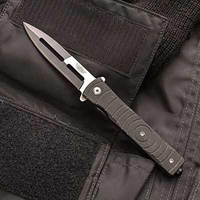 Coltello pieghevole MOSSAD III con lama liscia UZI UZK-FDR-014 3