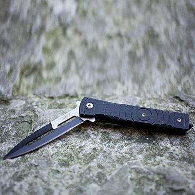 Coltello pieghevole MOSSAD III con lama liscia UZI UZK-FDR-014 4