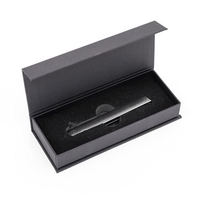 Coltello pieghevole OCCAM'S RAZOR acciaio. Impugnatura liscia, lama affilata. UZI UZK-FDR-OR01 3