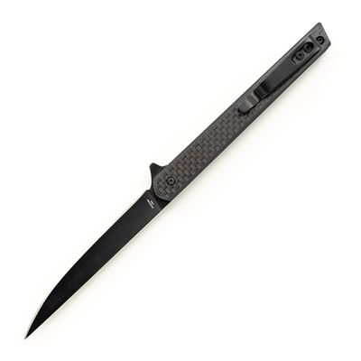 Coltello pieghevole OCCAM'S RAZOR CARBON lama liscia UZI UZK-FDR-OR03 3
