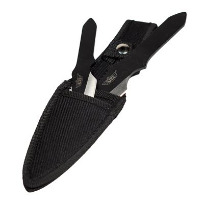 Set di 2 coltelli da lancio con custodia UZI UZK-TRW-002 2