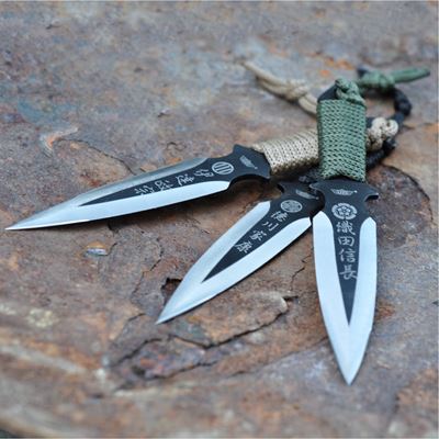 Set di 6 coltelli da lancio con custodia UZI UZK-TRW-006 2