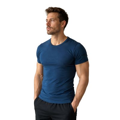 Maglietta tecnica da uomo MERINOWOOL 01 slim BLU