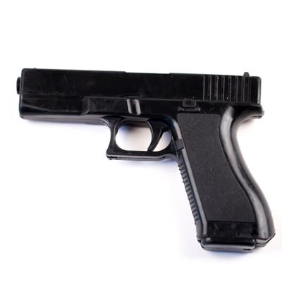 Pistola giocattolo GLOCK in gomma NERA
