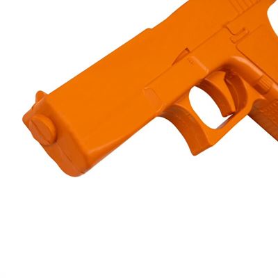 Pistola giocattolo GLOCK in gomma ARANCIONE  V003550OR 3