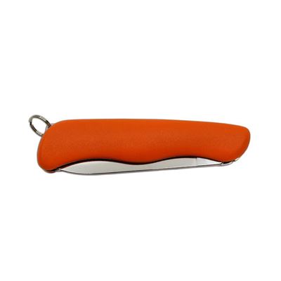 Coltello 1/AK pieghevole con sicura INOX impugnatura PLASTICA ARANCIONE MIKOV V1707530 2
