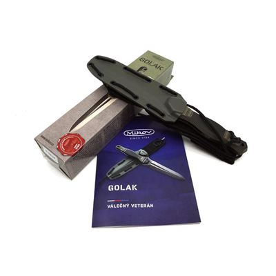 Coltello con lama fissa e fodero KYDEX edizione GOLAK MIKOV G-108-24 2