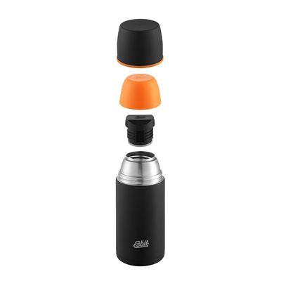 Thermos in acciaio inossidabile con due tappi 500 ml NERO ESBIT® VF500ML 3