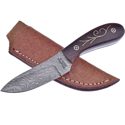 Coltello SKINNER ROSEWOOD con fodero