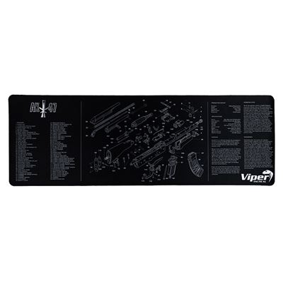 Tappetino da lavoro AK-47 in gomma NERO