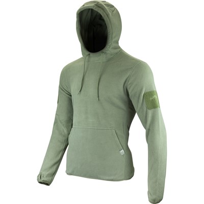 Felpa con cappuccio FLEECE VERDE