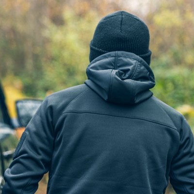 Felpa STORM in pile NERA Viper® VHOODSTRMBLK 11