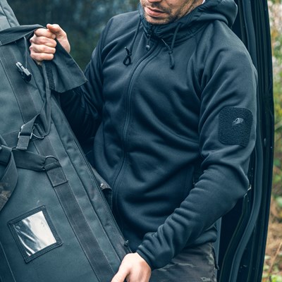 Felpa STORM in pile NERA Viper® VHOODSTRMBLK 2