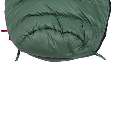 Sacco a pelo in piuma VIKING 300 VERDE-NERO taglia 180 cm SINISTRO WARMPEACE W-441-OGB-180/L 3
