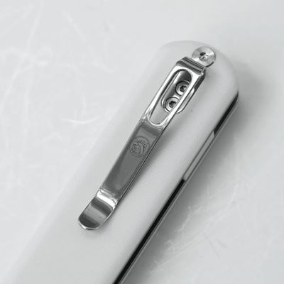 Coltello pieghevole CORGI lama liscia BIANCO VOSTEED VOSCGS01 3