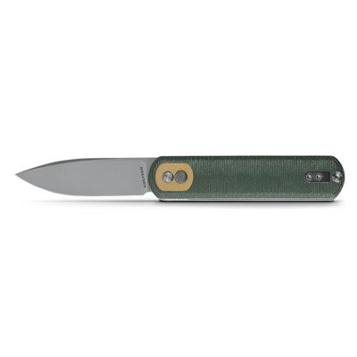 Coltello pieghevole CORGI lama liscia VERDE