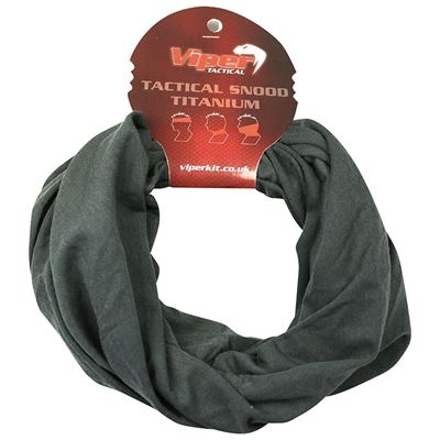 Scialle SNOOD tattico multifunzionale TITANIUM GRIGIO