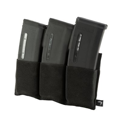 Borsa elastica aperta per 3 caricatori M4/M16 NERO