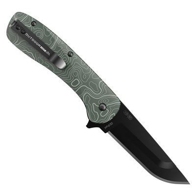Coltello pieghevole RAZOR VX1 TOPO lama liscia OUTDOOR EDGE VX130C-C 2