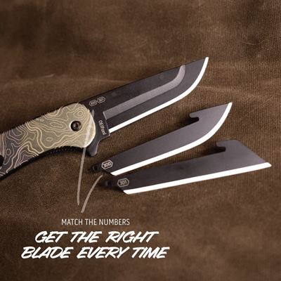 Coltello pieghevole RAZOR VX1 TOPO lama liscia OUTDOOR EDGE VX130C-C 3