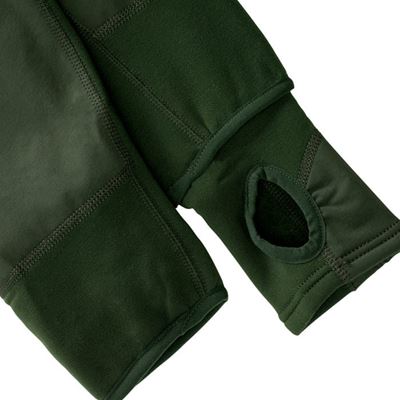 Giacca con cappuccio SNEAKER Polartec® alpine green WARMPEACE W-0040-A 2