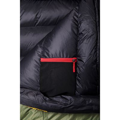 Sacco a pelo in piuma VIKING 600 BLU-NERO taglia 195 cm SINISTRO WARMPEACE W-442-SGB-195/L 2