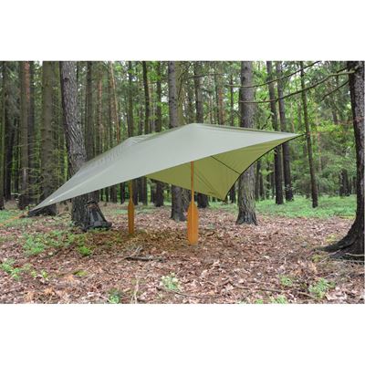 Telo in nylon leggero 3x3 m SHELTER VERDE WARMPEACE W-4458 3
