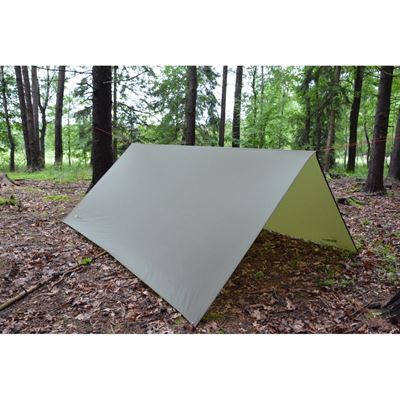 Telo in nylon leggero 3x3 m SHELTER VERDE