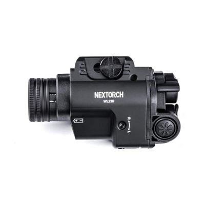 Torcia tattica NEXTORCH WL23 per pistola con laser NERO NEXTORCH WL23 2