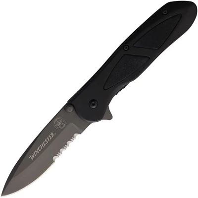 Coltello pieghevole WN1436 con lama combinata