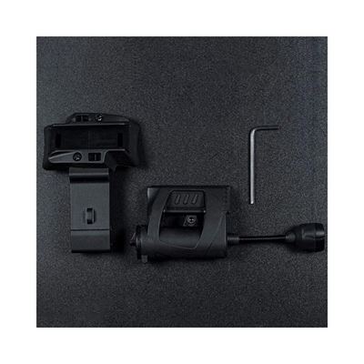 Lampada WST per casco MPLS 3 colori + LED IR NERO