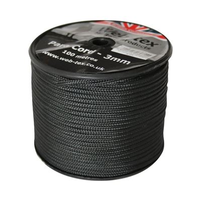Cavo PARA ø 3 mm / 100 m NERO