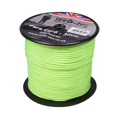 Cavo PARA ø 3 mm / 100 m NEON GREEN