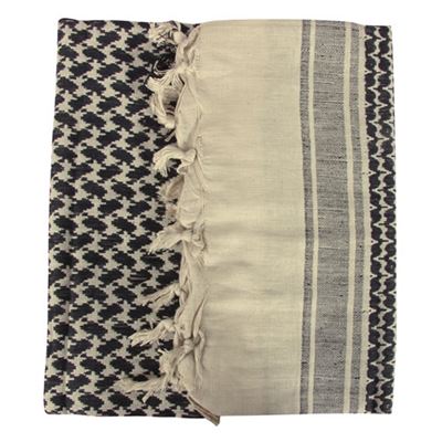 Sciarpa SHEMAGH KHAKI/NERO