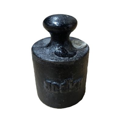 Pesi in ghisa neri 50 dkg