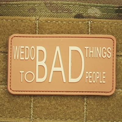 Toppa WE DO BAD THINGS plastica DESERT