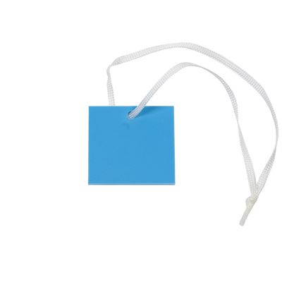 Segno di classificazione quadrato blu n. 3 / 100 pz.