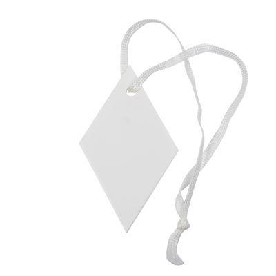 Marchio di classificazione quadrato bianco n. 5 / 140 pz.