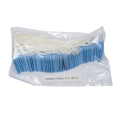 Etichetta di classificazione goccia blu n. 8 / 100 pz.  TZ-8 2