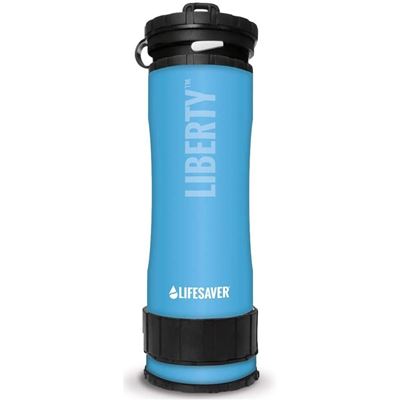 Bottiglia filtrante LIFESAVER LIBERTY BLU