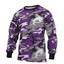 Maglia a maniche lunghe VIOLET CAMO