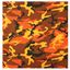 Sciarpa 55 x 55 cm SAVAGE ORANGE CAMO