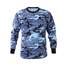 Maglia a maniche lunghe SKY BLUE CAMO