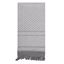 Sciarpa SHEMAGH 105 x 105 cm GRIGIO-BIANCO