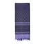 Sciarpa SHEMAGH 105 x 105 cm VIOLA-NERO